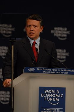King Abdullah - World Economic Forum on the Middle East 2008.jpg