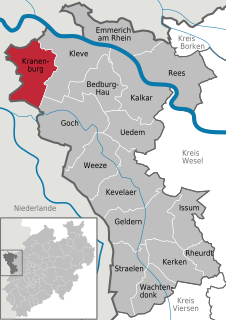 Kranenburg, North Rhine-Westphalia Municipality in North Rhine-Westphalia, Germany
