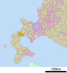 Kuromatsunai in Hokkaido Prefecture Ja.svg