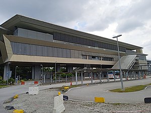 Kwasa Sentral MRT Station (KG05) Exterior (220724) 2.jpg