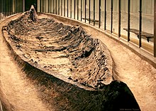 The Ladby ship, the largest ship burial found in Denmark. Ladbyskibet.jpg