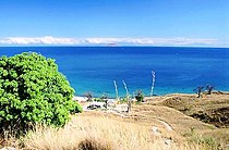 リコマ島からのチズムル島の眺め