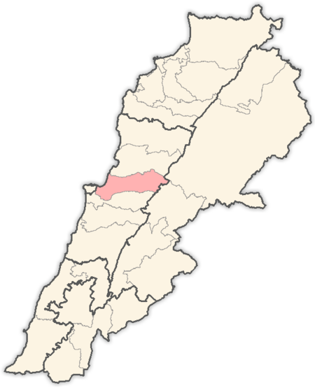ไฟล์:Lebanon districts Matn.png
