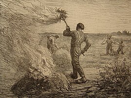 Les mauvaises herbes par Jules Breton (1872, no 30)