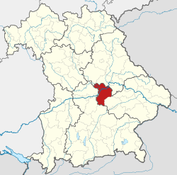 Locator map KEH in Bavaria.svg