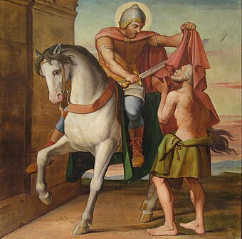 La Charité de Saint-Martin (The Charity of Saint Martin) by Louis-Anselme Longa