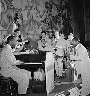 Hudebníci Louis Jordan a jeho Tympany Five