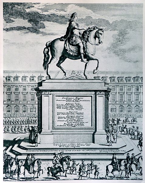 File:Louis XIV statue Girardon gravure.jpg