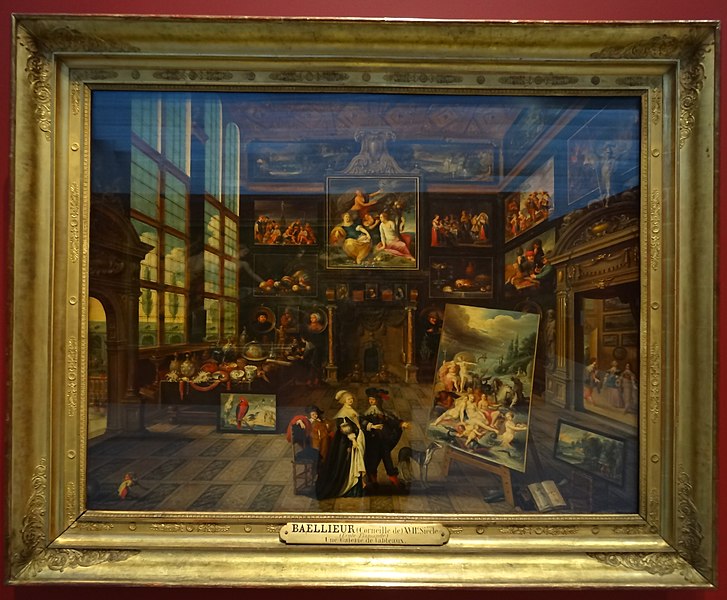 File:Louvre-Lens - L'Europe de Rubens - 080 - Intérieur d'une galerie de tableaux et d'objets d'art.JPG