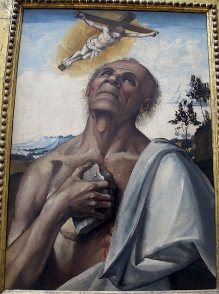 File:Luca signorelli (attr.), san girolamo penitente in estasi, 1505-10 ca. 02.JPG