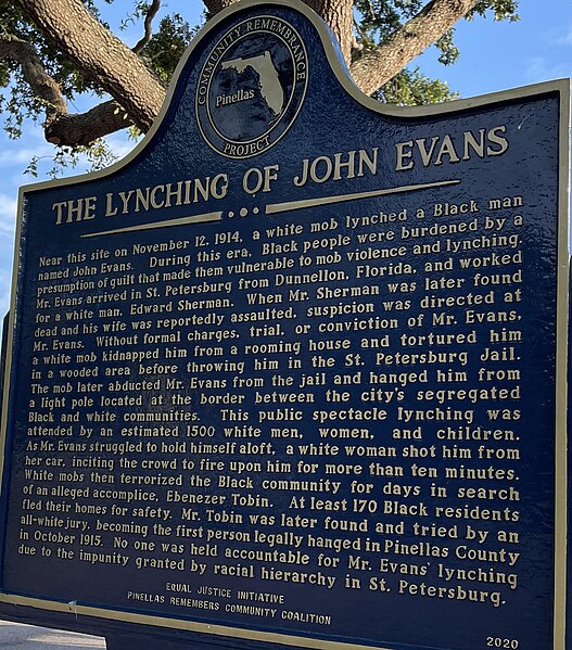 File:Lynching of John Evans marker (cropped).jpg