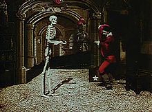 Scene from the 1897 film The Haunted Castle