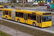 English: MAZ-105 bus. Minsk, Belarus Беларуская: Аўтобус МАЗ-105. Мінск, Беларусь Русский: Автобус МАЗ-105. Минск, Беларусь