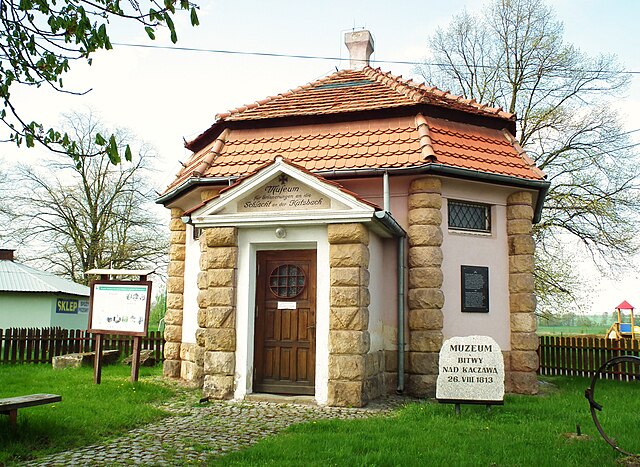 Museum of the battle, located in the village of Dunino.
