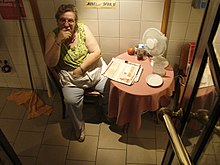 A bathroom attendant in Belgium Madame Pipi 2.jpg