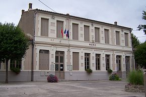 Mairie de Aigues-Vives (Aude).JPG