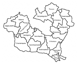 Mandal map of NTR district