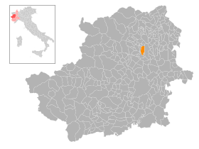 Locatie van Favria