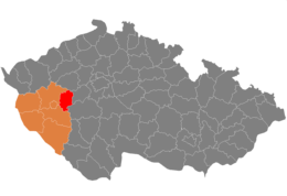 Distretto di Rokycany – Localizzazione