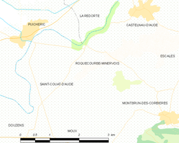 Roquecourbe-Minervois - Localizazion