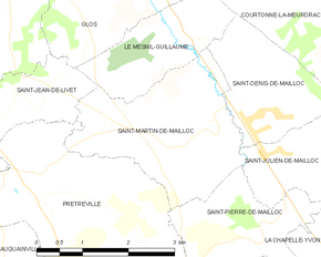 Poziția localității Saint-Martin-de-Mailloc