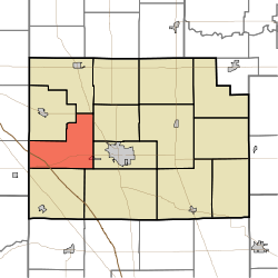 Location of Washington Township in Clinton County