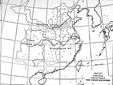 Map of the Three Kingdoms Map of China During the Period of the Three Kingdoms.jpg