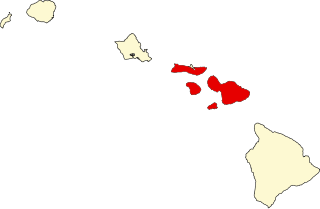 <span class="mw-page-title-main">Maui County, Hawaii</span> County in Hawaii, United States