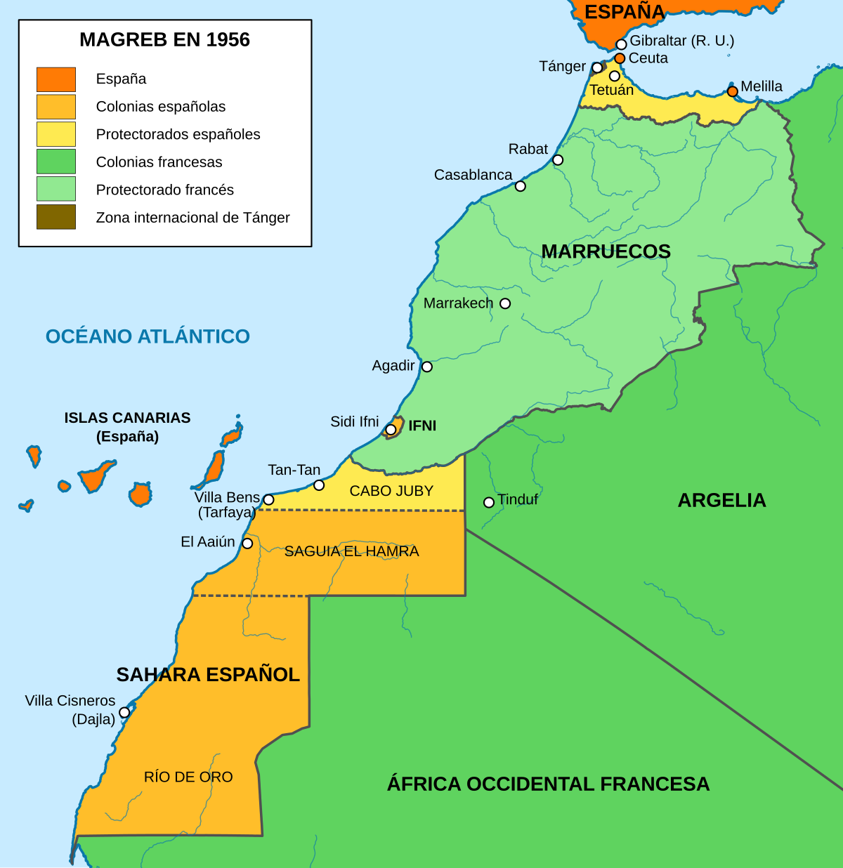 las relaciones entre espana y marruecos segun sus tratados internacionales