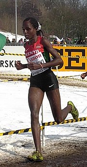 Margaret Wangari Muriuki at the 2013 IAAF World Cross Country Championships Margaret Wangari Muriuki 2013.jpg