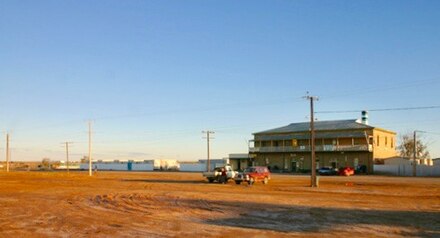 The Marree Hotel.