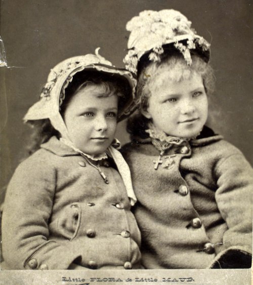 Adams (left) and Flora Walsh in The Wandering Boys in San Francisco, 1880