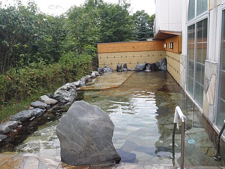 Outdoor bath in Maure Sanso