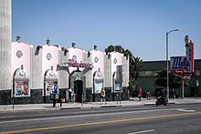 Mel's Drive-In in the historic Max Factor Building in Hollywood Max Factor Building.jpg