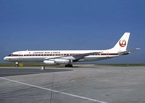 日本航空のDC-8-62