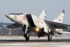 MiG-25RB Fuerza Aérea Rusa, 2012.