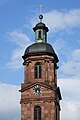 * Nomination Miltenberg / Bayern - St. Jakobus Church - Top of Left Tower --Imehling 18:21, 31 July 2023 (UTC) * Promotion  Support Good quality. --Poco a poco 20:19, 31 July 2023 (UTC)