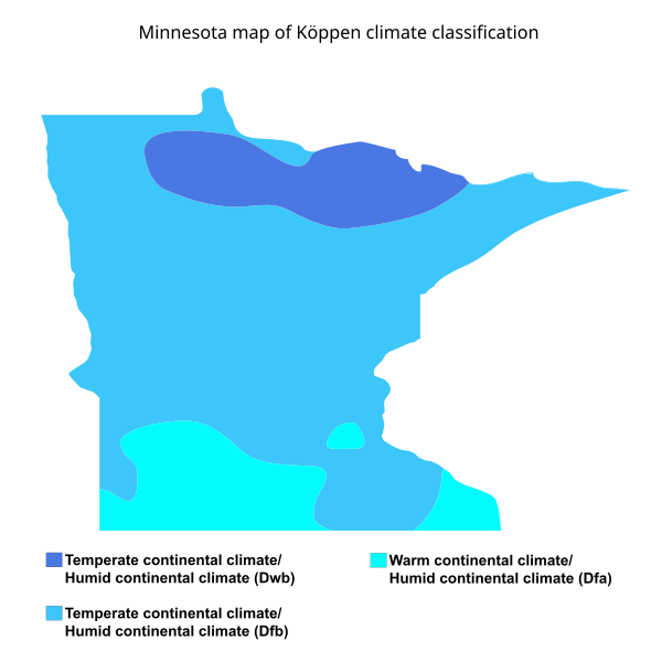 File:Minnesota map of Köppen climate classification.svg
