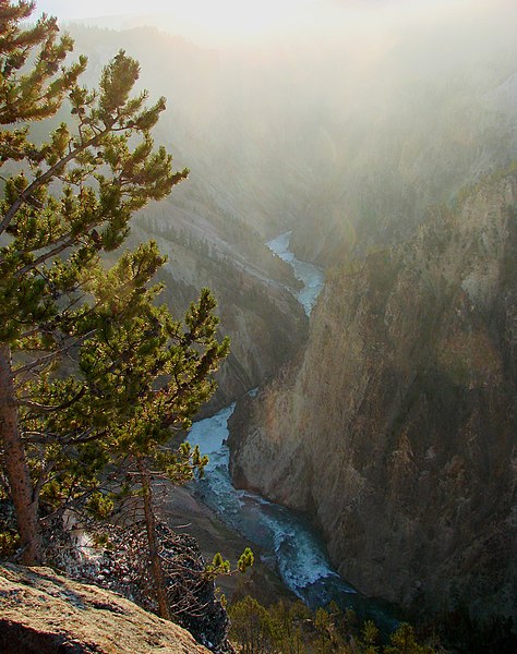 File:Morning Mist, Grand Canyon of Yellowstone 9-11a (14564774330).jpg