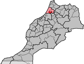 Ubicación de Province of Sidi Slimane