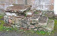 Old mounting block at Dumfries House, Scotland. Mounting block at Dumfries House.JPG