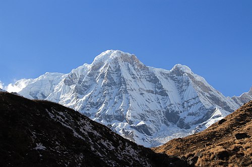 Masív Annapurny v Nepálskych Himalájach