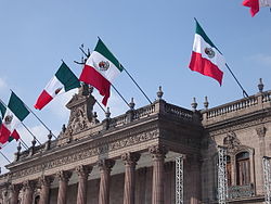 Il Palazzo del Governo di Nuevo León ora utilizzato come un museo statale