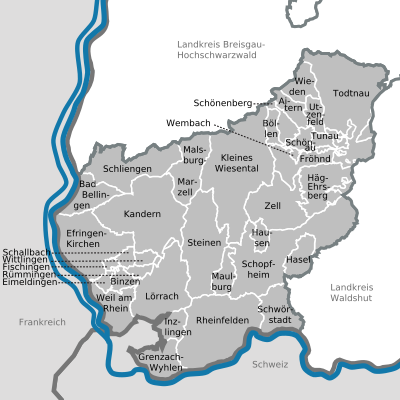 Landkreis Lörrach: Geographie, Geologie, Geschichte