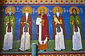 St. John Climacus, St. Euthymius the Great, St. Eustathius of Antioch (?), St. Stylianos of Paphlagonia, St. Ephrem the Syrian, Church of St. Thomas - Goudi, 19th cent. (?)