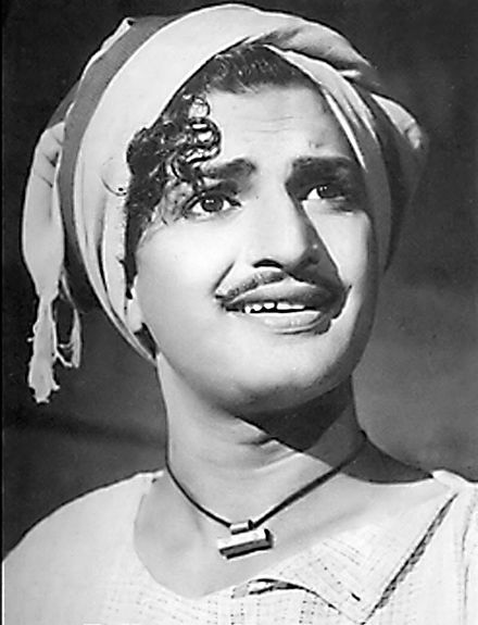 A still of N. T. Rama Rao from the film Daasi (1952 film)
