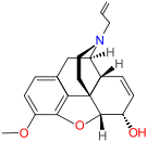 Chemical structure of nalodeine.