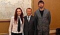 Н. Шевцова и А. Погорелов на приёме у губернатора Н. В. Денина