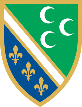 Nationalwappen der Bosniaken im Sandzak