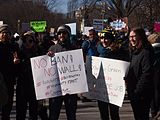 No Muslim Ban march from White House to Capitol Hill